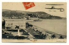 CPA NICE - panorama, samolot Farman, biegł, 1910, używany na sprzedaż  PL