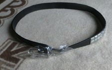 Kunstledergürtel schwarz pyra gebraucht kaufen  Nürnberg