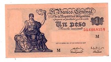 Usado, Argentine ARGENTINA Billet 1 PESO 1897 P243 SERIE M XF BON ETAT comprar usado  Enviando para Brazil
