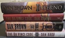 Lote de 4 livros de Dan Brown O Código da Vinci O Símbolo Perdido Inferno, usado comprar usado  Enviando para Brazil