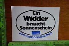 Alter aufkleber verkehr gebraucht kaufen  Kupferberg
