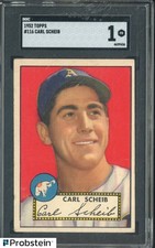 1952 topps 116 for sale  Las Vegas