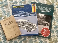 morris minor 1000 manual for sale morris minor 1000 manual for sale  BRACKLEY