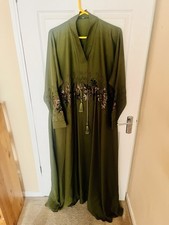 Stunning green abaya for sale  BURY