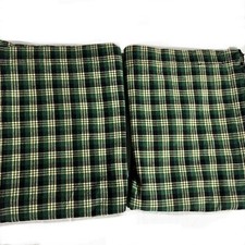 Green plaid cotton for sale  Billings