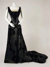 Vestido de baile preto vitoriano da década de 1898 guerra civil Southern Belle comprar usado  Enviando para Brazil