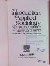 Introduction applied sociology gebraucht kaufen  Koblenz