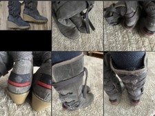 Winterstiefel keilabsatz . gebraucht kaufen  Bischweier