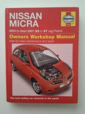 Haynes 4734 nissan for sale  GLOUCESTER