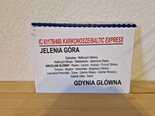 Pkp zuglaufschild krkonosze gebraucht kaufen  Leipzig