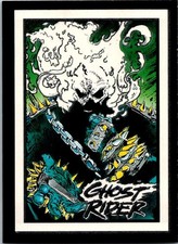 1992 Comic Images Ghost Rider II #G6 The Flames Glow in the Dark comprar usado  Enviando para Brazil