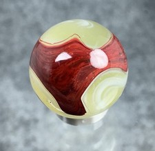 Akro Agate Limonada Oxblood - Uv Reativo - Mede 0,61” comprar usado  Enviando para Brazil