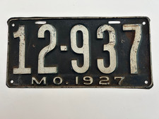 1927 missouri license for sale  Poughkeepsie