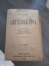 Ampelografia molon hoepli usato  Campolongo Tapogliano