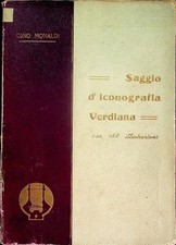 Saggio iconografia verdiana. usato  Italia