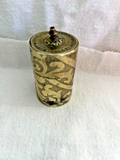 Antique brass cylindrical for sale  SWANAGE