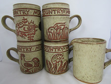 Four stoneware country for sale  HORNCASTLE
