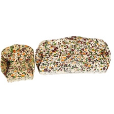 Peças vintage de móveis de sofá e poltrona para sala de estar miniaturas para casa de bonecas comprar usado Peças vintage de móveis de sofá e poltrona para sala de estar miniaturas para casa de bonecas comprar usado  Enviando para Brazil