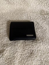 Carteira porta-cartões masculina de couro preto Fossil  comprar usado  Enviando para Brazil