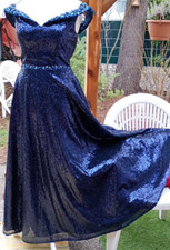 Glitzer ballkleid abendkleid gebraucht kaufen  Nürnberg