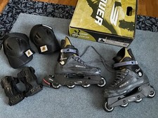 Usado, Bauer V-Tech V3 11 patins em linha masculinos Classic Sr. freio VCB com almofadas comprar usado  Enviando para Brazil