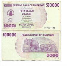 Zimbabwe million 50000000 for sale  READING