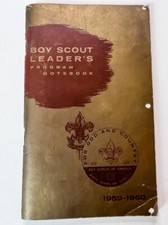 Boy Scout Leaders Program Notebook 1959-1960 PA w/Inscriptions , usado comprar usado  Enviando para Brazil