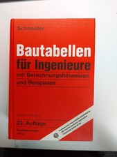 Schneider bautabellen ingenieu gebraucht kaufen  Reinheim