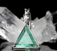 Pingente de quartzo verde Danburite Estrela de David – Colar de cristal espiritual presente comprar usado  Enviando para Brazil