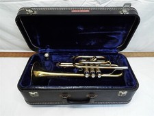 Usado, Trompete vintage York Cornet com buzina de estojo instrumento musical comprar usado  Enviando para Brazil