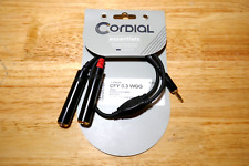 Cable audio cordial d'occasion  Villeurbanne