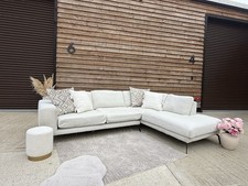 White dfs corner for sale  OXTED