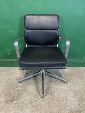 Vintage black leather for sale  HOLSWORTHY