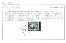 1870 regno marcatore usato  Milano
