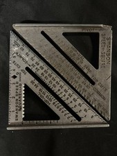 Usado, Swanson Speed Square conjunto de 2 - EUA 7" polegadas ferramenta de enquadramento excelente qualidade comprar usado  Enviando para Brazil