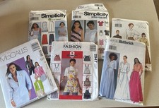 McCalls Butterick Simplicity Vogue LOTE DE 6 2000s Jaqueta Avental Saias Calças Top comprar usado  Enviando para Brazil