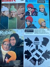 Knitting crochet patterns for sale  RIPLEY