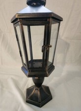 Lanterna Windsor Luminara preta com pedestal comprar usado  Enviando para Brazil