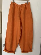 Oska orange linen for sale  CRAWLEY