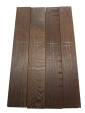 2X Wenge Legno Wengenholz Panga Panga 77X12Cm X 45-47Mm #2 na sprzedaż  Wysyłka do Poland