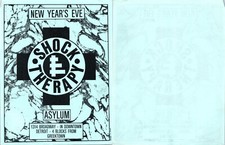 Usado, Original Punk Flyer 1980's Shock Therapy Festa de Ano Novo @ Asylum (Detroit)  comprar usado  Enviando para Brazil