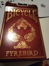 Usado, Baralho de cartas colecionáveis bicicleta feito nos EUA Fyrebird comprar usado  Enviando para Brazil