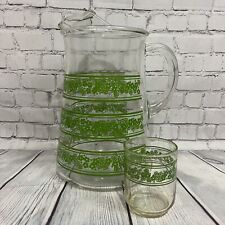 Vintage glass pitcher for sale  Shipping to Ireland