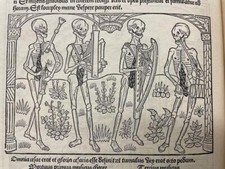1945 THE DANCE OF DEATH MACABRE MEDIEVAL TEXT FASCIMILE RARE EDITION comprar usado  Enviando para Brazil