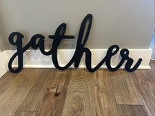 Gather wood sign for sale  Murray