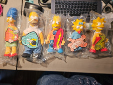 1990 CONJUNTO COMPLETO DE 5 BONECAS DE PELÚCIA THE SIMPSONS BURGER KING 10 A 12" DE ALTURA NOVO NA CAIXA comprar usado  Enviando para Brazil