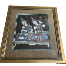 Framed thai art for sale  Loudon