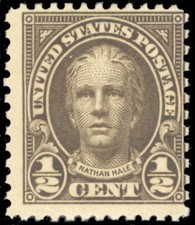 Scott 653 - The 1929 1⁄2¢ Nathan Hale Issue - W idealnym stanie, Never Hinged na sprzedaż  Wysyłka do Poland