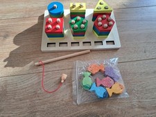 Kinder holzspielzeug sortier gebraucht kaufen  Helsa