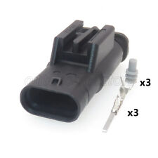 Kit de conector macho pino 3 vias para VW Audi VAG plugue sensor de estacionamento 4F0973703, usado comprar usado  Enviando para Brazil